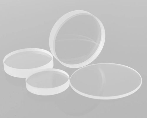 9.8mm Kalın Lazer Koruyucu Lens D30 Erimiş Silika Fiber Lazer Lens