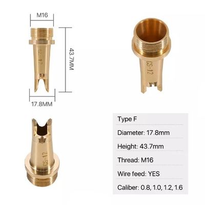 Çap 17.8mm Lazer Kaynak Nozulu Tip F Fiber Lazer Nozulları
