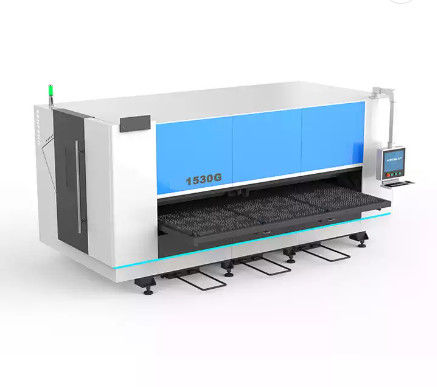 Tek Tablalı 2000W / 3000W CNC Fiber Lazer Kesim Makinesi